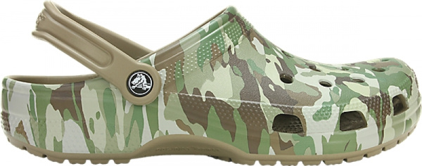 Сабо Classic Graphic II Clog (45; Dark Camo Green/Khaki)